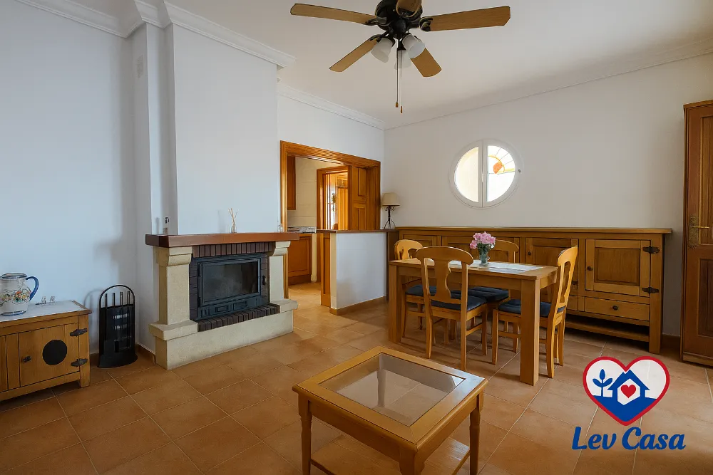 Salón de una vivienda en venta en Mazarrón gestionada por LEV CASA